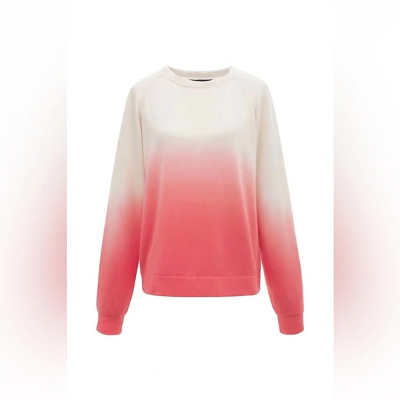 NWT Sanctuary Happy Days Sweatshirt in Eco Sugar Airbrush Size Small - Picture 3 of 7